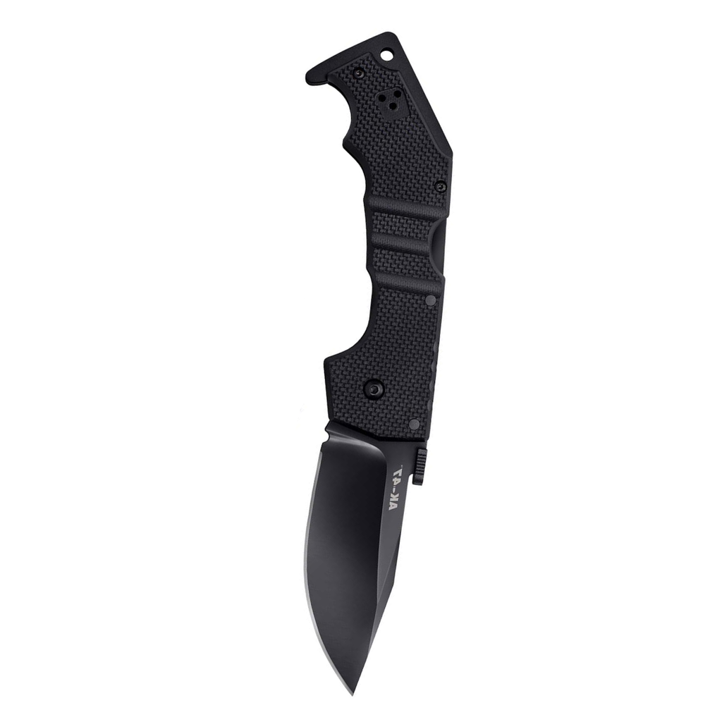Cold Steel AK-47 3.5" S35VN Razor-Sharp Clip Point Blade 5.5" G-10 Handle Tactical Folding Knife w/Tri-Ad Lock, Ambidextrous Pocket/Belt Clip