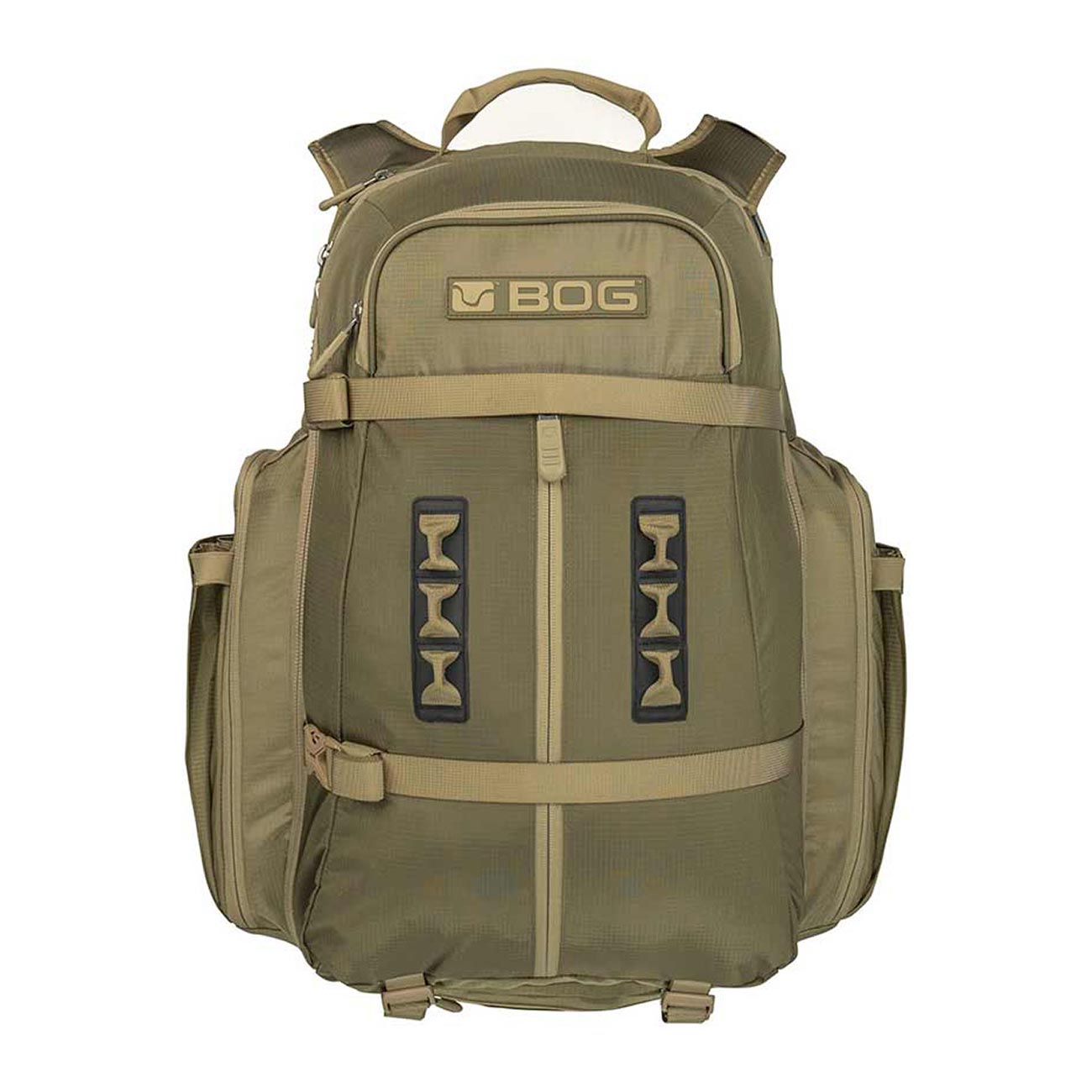 BOG Day Pack Bag with Detachable Carry Boot and Rain Cover, Lightweight Ripstop, Heavy-Duty, Large Capacity, for Hunting, Outdoors, EDC