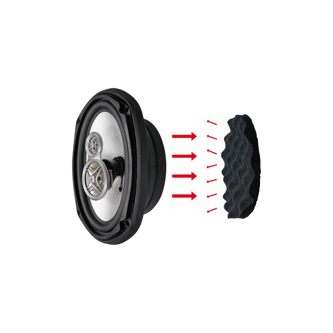 Installation Solution 6x9” Speaker Baffle (IS-ACBAF-69)