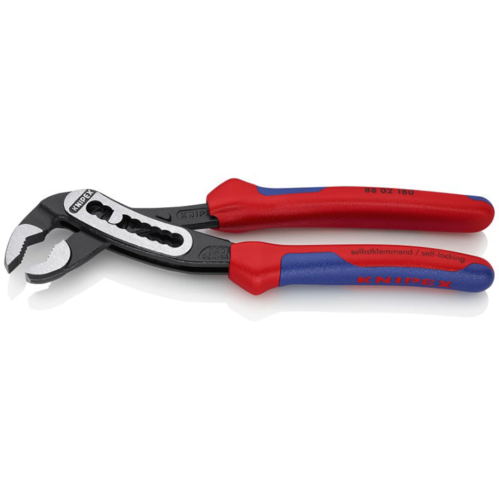 Knipex 8802180 Alligator Water Pump Pliers 7-1/4″ – Adjustable Groove Joint Plumbing Pliers