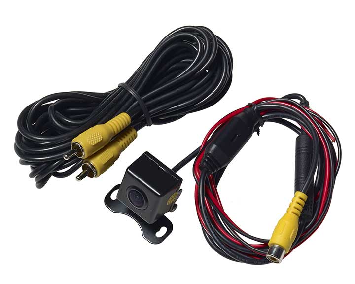 Audiovox ACA801 Rearview Backup Camera – License Plate Mount, HD CCD, Parking Lines, Waterproof IP68