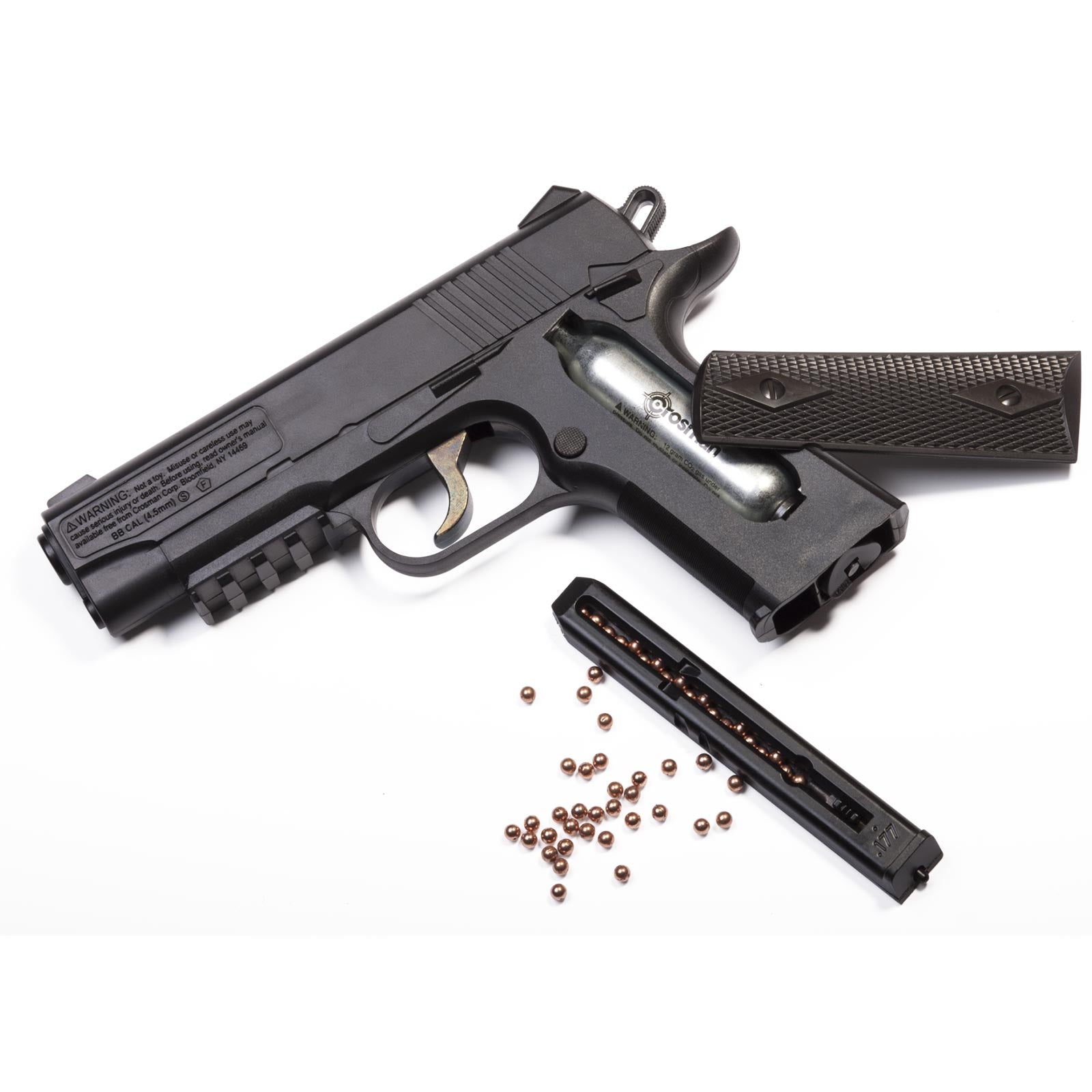 Crosman 1911BB 40001 Semi-Auto CO2-Powered BB Air Pistol