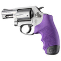 Hogue 60006 Rubber Grip for S&W, J Frame Round Butt, Monogrip, Purple