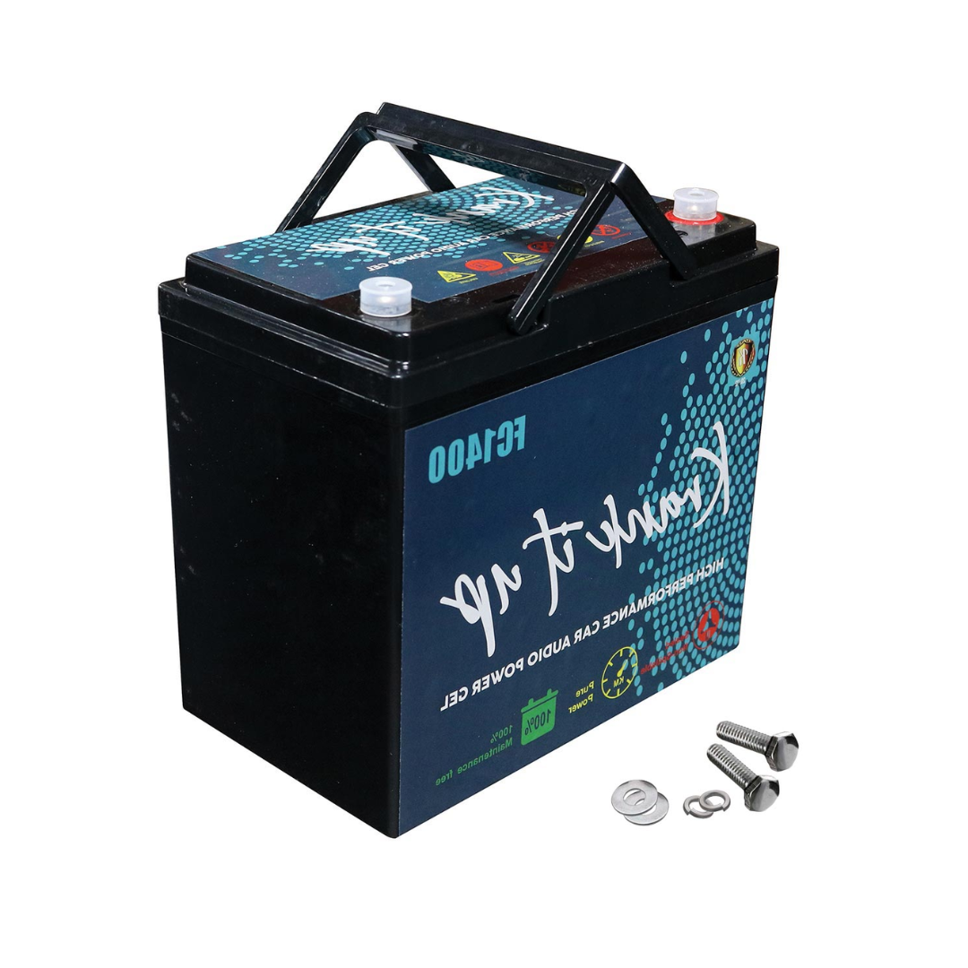 Krank It UP FC1400 12V Power Cell Battery – 1500 Watts / 60Ah AGM Power Supply for Car Audio Systems