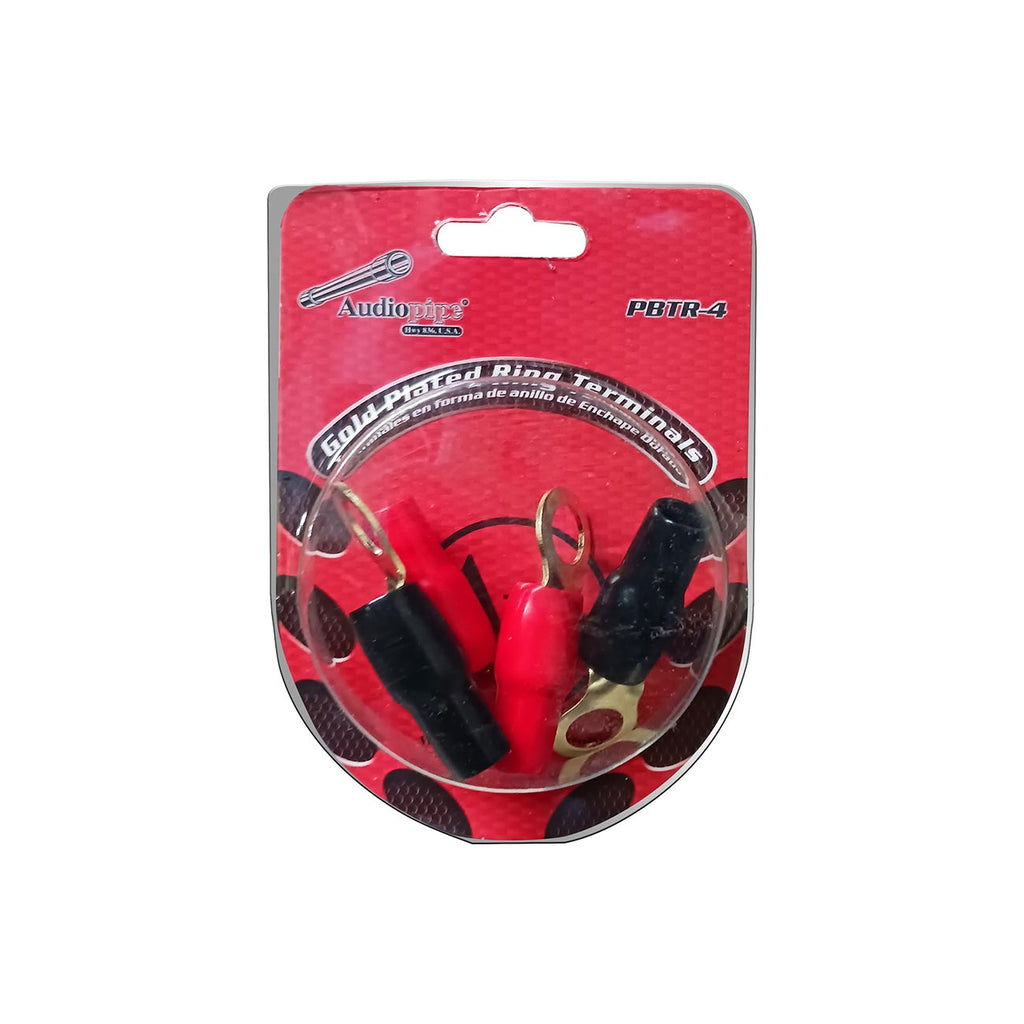 Audiopipe PBTR4 Ring Terminal 4ga. Audiopipe Gold[pbtr4]or Platinum[pbtrp4]