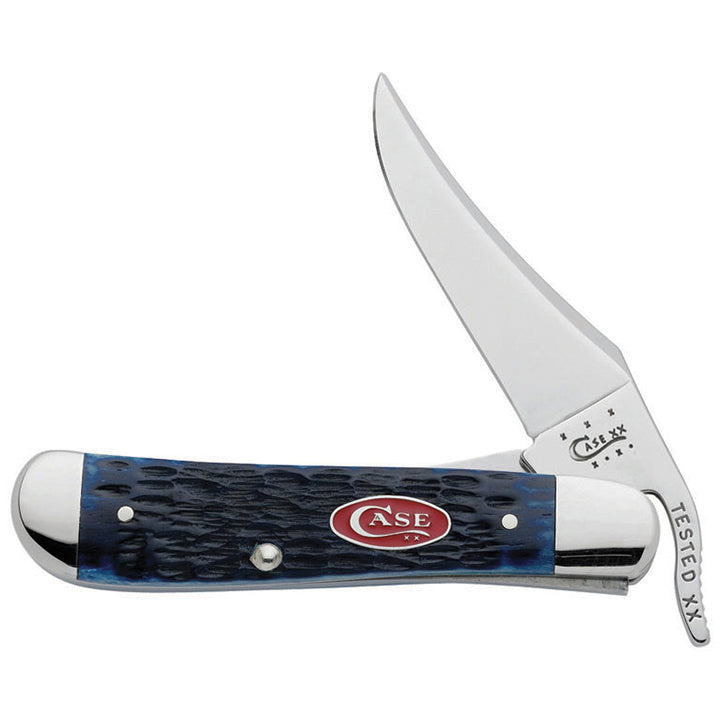 Case Knives RussLock Folding Pocket Knife Yellow Synthetic Handle Tru-Sharp Steel CASE7057