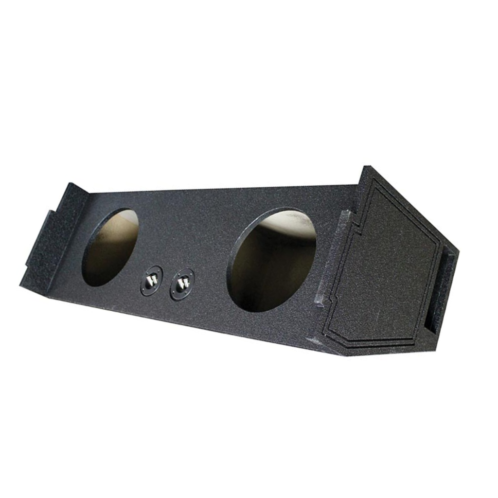 Rockville REC96 Dual 10" Ported Subwoofer Enclosure, Bed Liner Finish, Precision-Built, Space-Saving, for GM/Chevy SUV Audio Systems