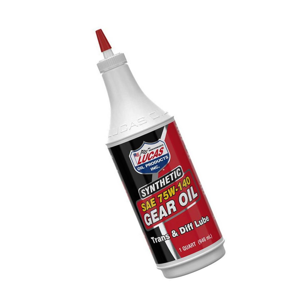 Lucas Oil Synthetic Gear Oil, 4 Pack, 75W-140, 4 Gallons (1 Quart Each), High-Performance Applications