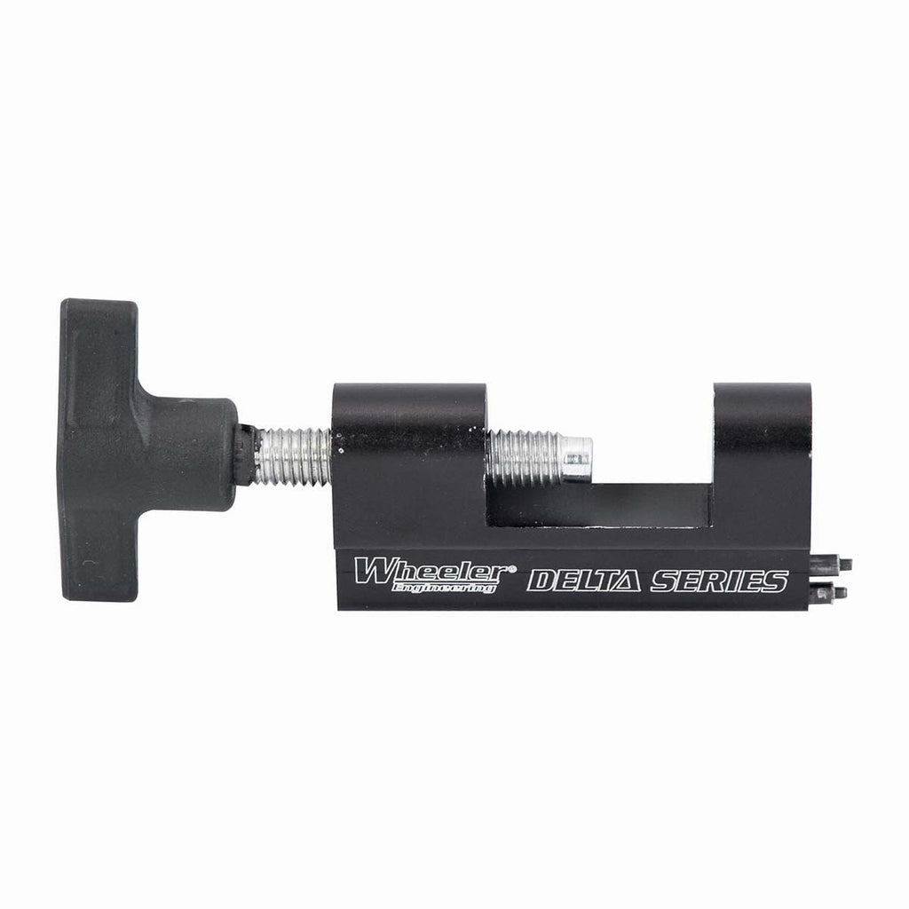 Wheeler Engineering Trigger Guard Install Tool for Installing and Changing Trigger Guards While Gunsmithing, black, silver