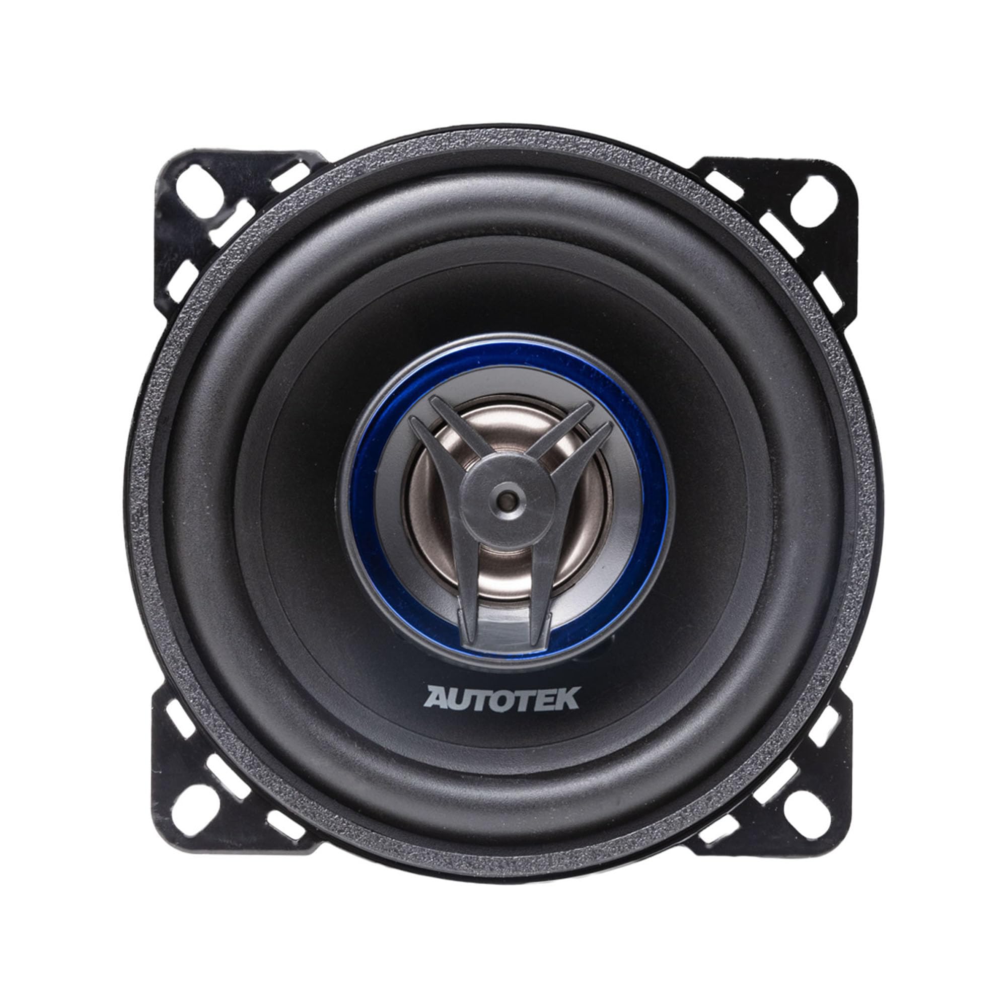 Autotek Street Machine 200W 4 Inch 2 Way Car Audio Coaxial Speakers with Neo Mylar Soft Dome Tweeters for Crystal Clear Sound, Pair