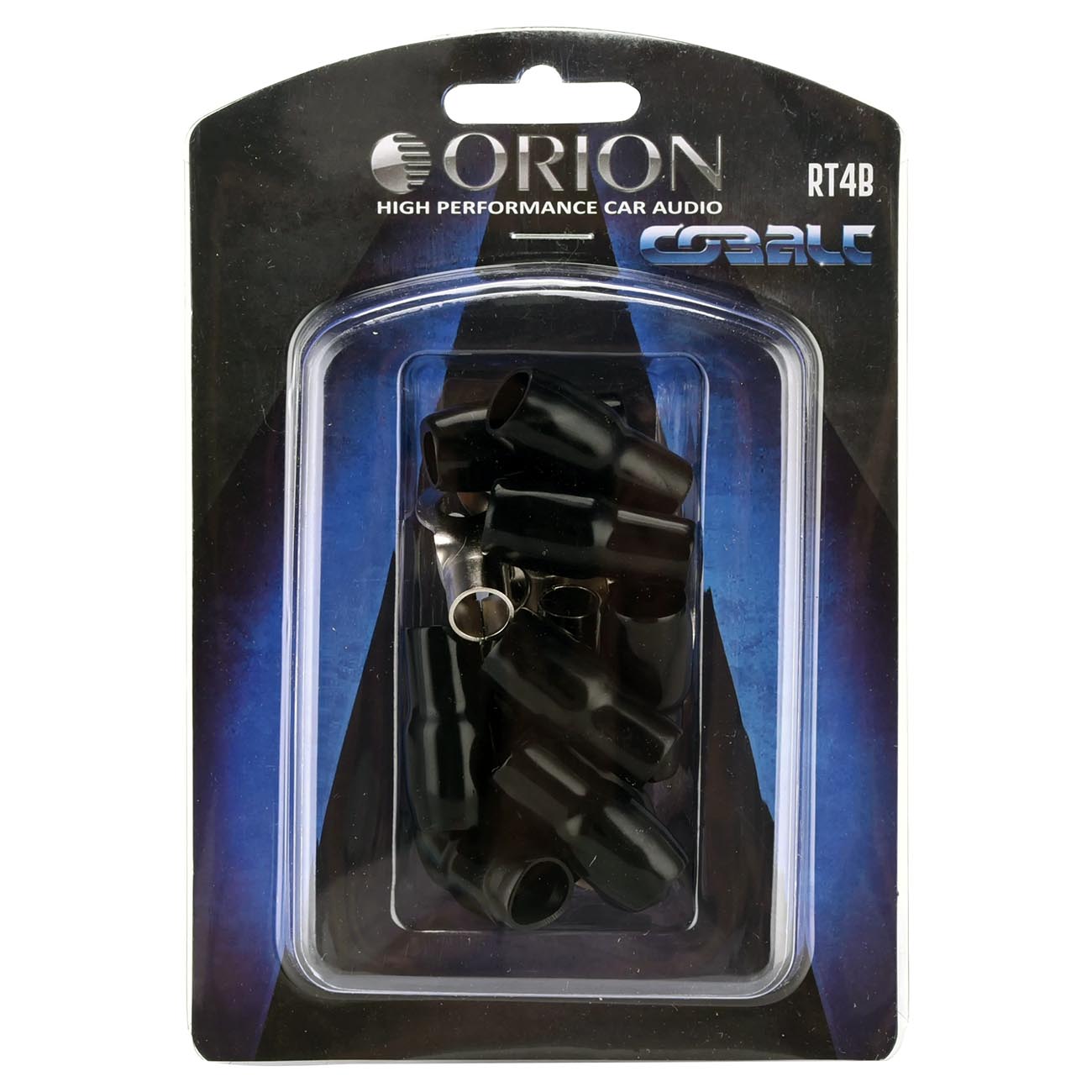 Orion Cobalt RT4B Wire Lugs Ring Terminal 10pcs 4 Gauge AWG - 5/16" Stud Car Audio | Battery Cable Lug, Auto Parts, Automotive, Marine, Motorcycle, Trucks, RV - Black