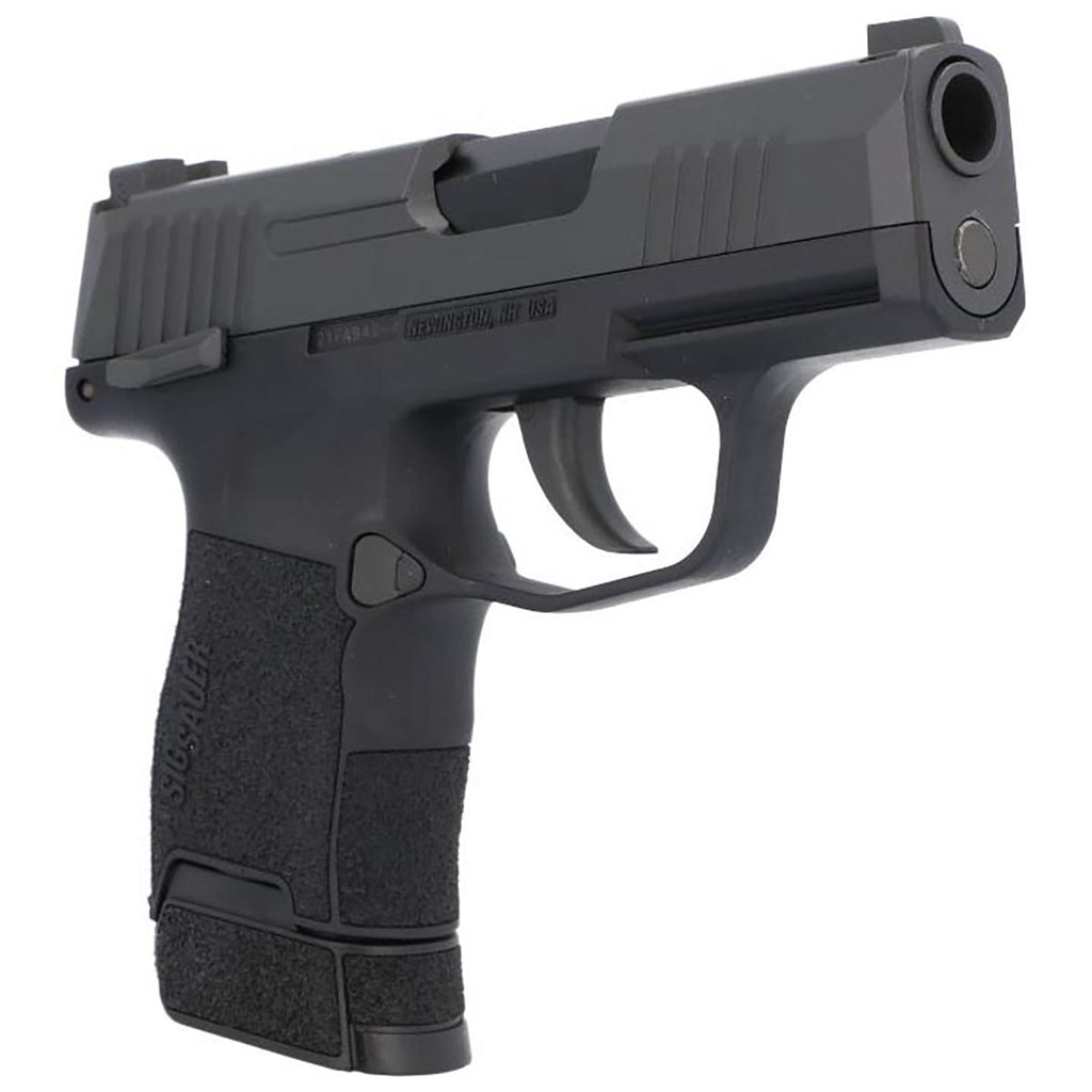 Sig Sauer P365 4.5mm Steel BB Cal. CO2-Powered Semi-Automatic Air Pistol - 20rd BB Magazine & Green High Visibility 3-Dot Fixed Sights Included