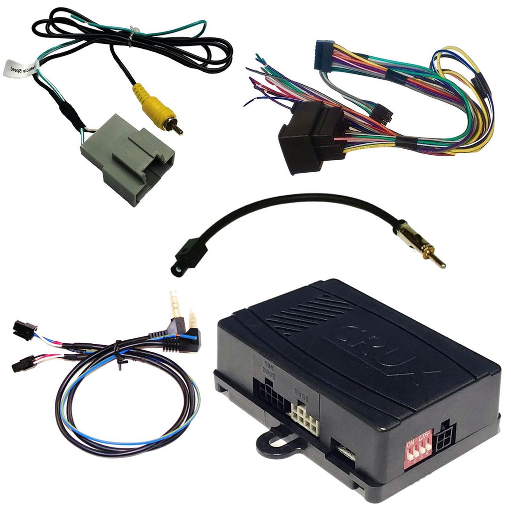 Crux SWRGM49N Radio Replacement Interface with SWC & Factory RVC Retention – GM LAN 29-Bit Vehicles 2010-2017