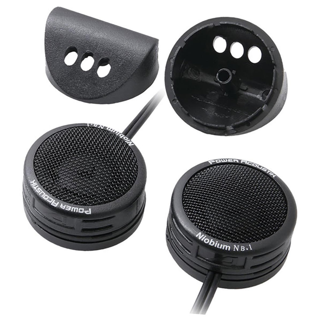 Power Acoustik NB1 1″ Soft Dome Tweeter – High Frequency Car Audio Speaker