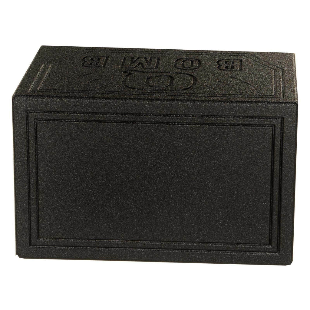 Rockville RQB8 Single 8" Side Ported Subwoofer Enclosure, Deep Bass, Bed Liner Finish, Durable MDF, for Car Audio Enthusiasts
