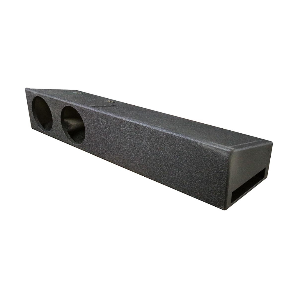 QPower “QBOMB” QBFORDFF09208 Ford F-Series Super Crew ’09-’24 Dual 8″ Empty Woofer Enclosure
