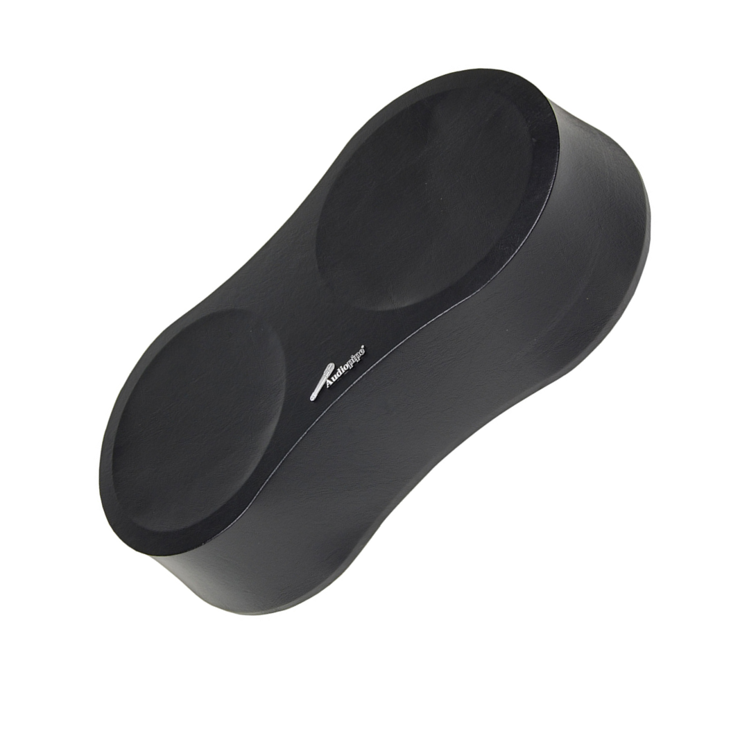 Audiopipe ISPODWD260BLK Dual 6″ Speaker Pod – Black Vinyl Cover, Each, Car Audio Mounting Enclosure