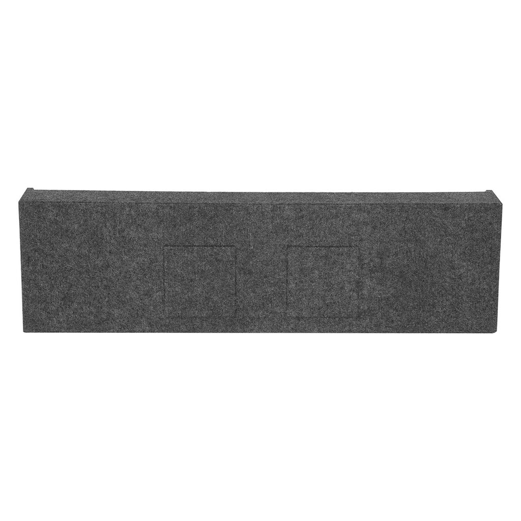 Q Power FORD102009DF Dual 10" Down Firing Subwoofer Enclosure Box for 2009-2016 Ford F-150 Super Crew Cab Trucks