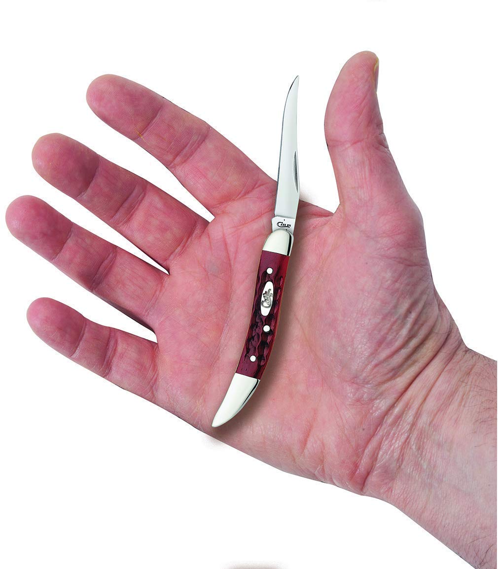 Bud K Hobo Folding Knife, Russet, Stainless Steel & Bone, 0.4 pounds, Kid, Camping, Hiking