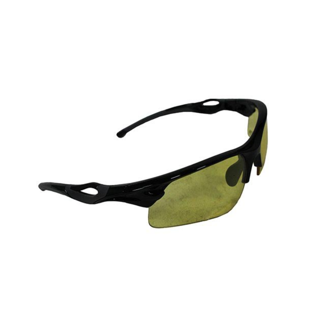 Smith & Wesson M&P Harrier Shooting Glasses Kit, 4 Interchangeable Lenses, ANSI Z87.1 Safety Rated, Anti-Fog, Black Frame – 110175