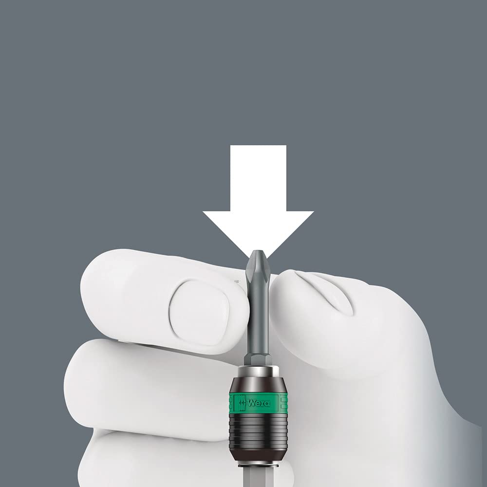 Wera - 5052503001 Tools 4013288098016 Rapidaptor Bitholder 889/4/1-1/4x75mm, MULTI