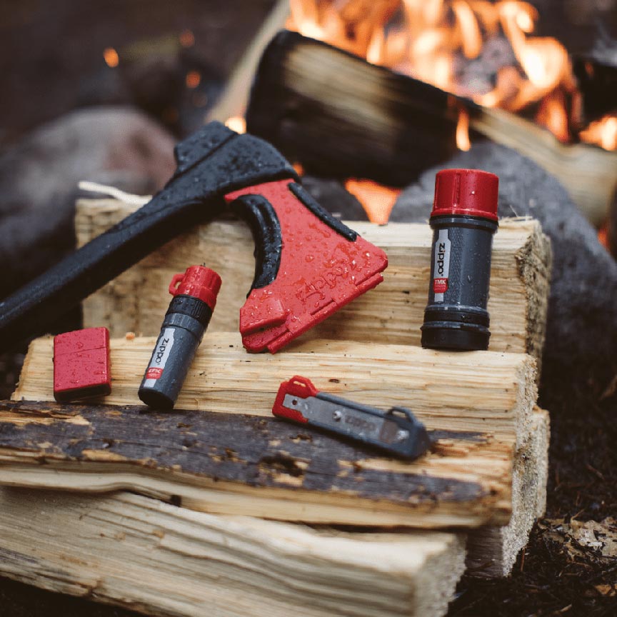Zippo 40475 AxeSaw – Versatile Axe, Saw & Mallet Outdoor Tool with 15″ Saw Blade & Polymer Handle
