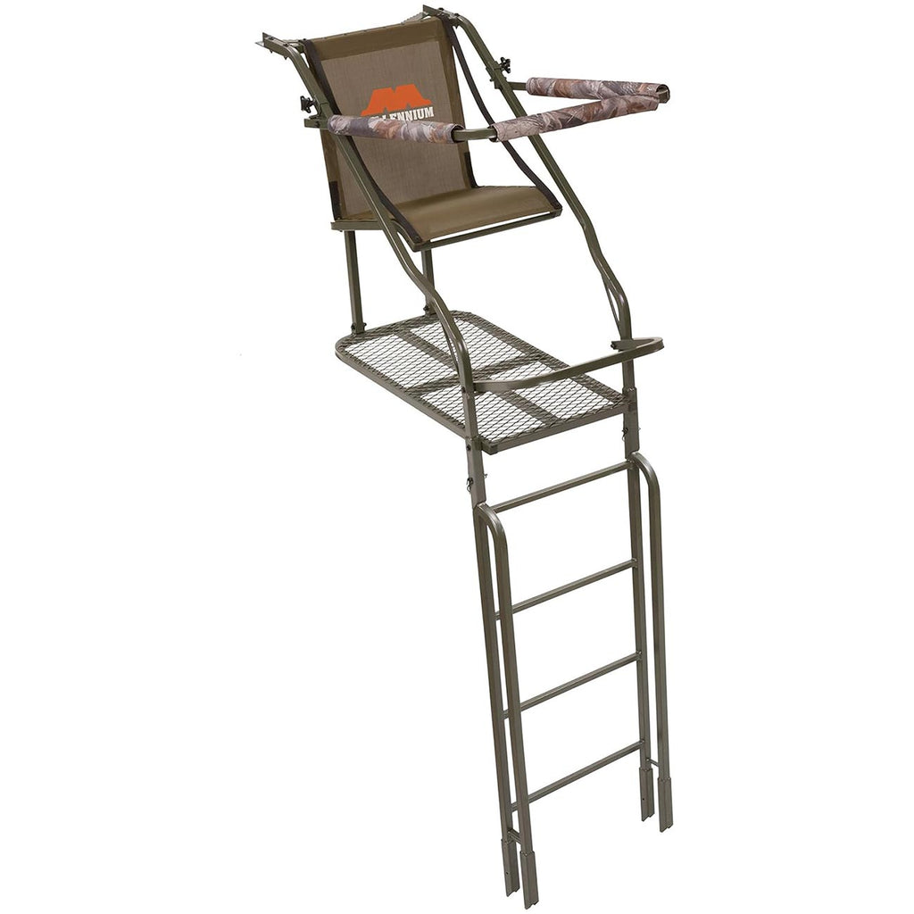 Millennium Treestands L110 Ladder, 21 ft., Black (L-110-SL)