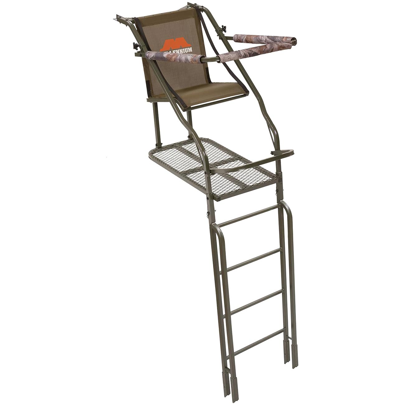 Millennium Treestands L110 Ladder, 21 ft., Black (L-110-SL)