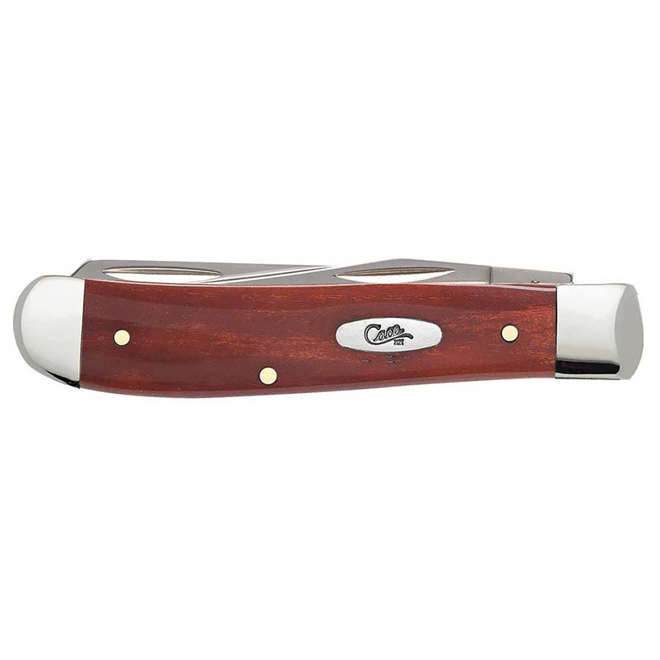 Case WR XX Pocket Knife Chestnut Smooth Bone Mini Trapper Item #28700 - (6207 SS) - Length Closed: 3 1/2 Inches