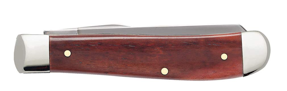 Case WR XX Pocket Knife Chestnut Smooth Bone Mini Trapper Item #28700 - (6207 SS) - Length Closed: 3 1/2 Inches