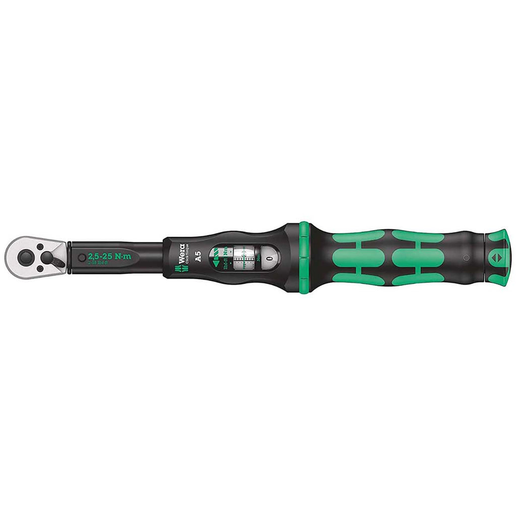 Wera 1/4″ Drive Metric Torque Wrench/Bit Set for Bicycles/E-bikes – 2.5-25 Nm (16 Piece)