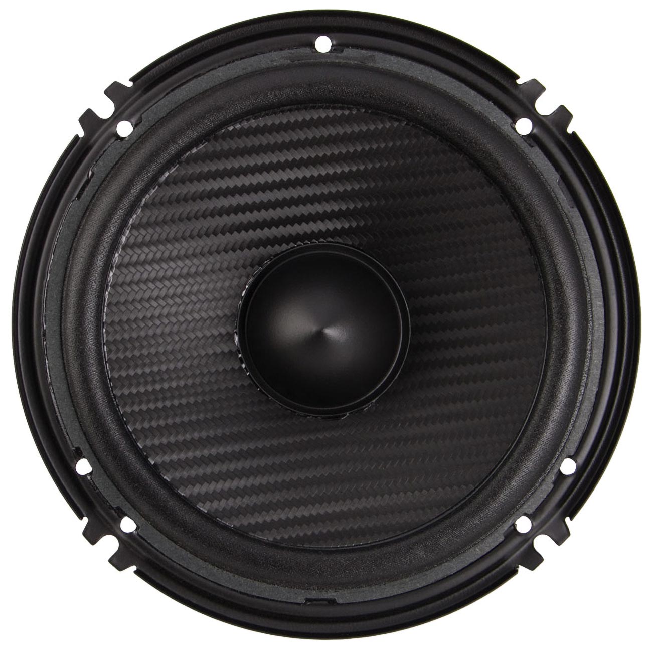 Power Acoustik EF-60C Edge Series 6.5" 500-Watt 2-Way Component Speaker System , BLACK