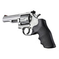 Hogue OverMolded Rubber Monogrip for Dan Wesson Small Frame with Finger Grooves, Black - 57000