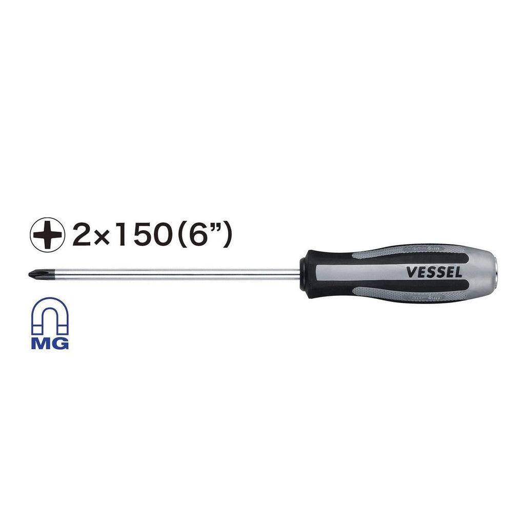 Vessel 980P2150 MEGADORA IMPACTA Impact Driven Screwdriver Cross-Point JISDRIVE* +2 x 150