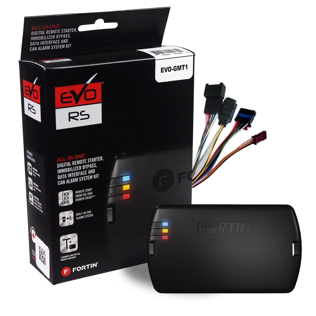 Fortin EVOGMT1 Remote Start Module & T-harness Combo For Select Cadillacchevybuickgmc Flip-key Vehicles