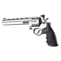 Hogue OverMolded Rubber Grip for Taurus Medium & Large Frame, Square Butt Revolvers, Black - 66000