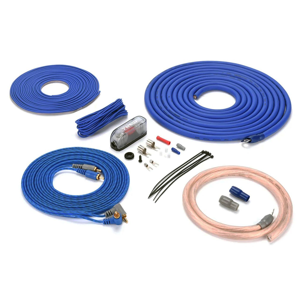 ORION Cobalt COKIT4 Complete Amp Wiring Kit | 4-Gauge Wire, 1800W, High Current Amplifier Wiring Kit, DIY Installation Cables, Includes Fuse Holder, Speaker Wire, RCA Cable