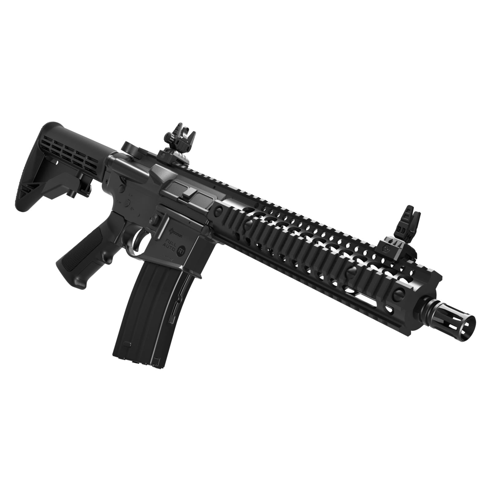 Crosman CFAR1B Full Auto R1 CO2-Powered BB Air Rifle, Black