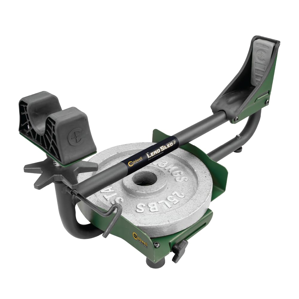 Caldwell Lead Sled 3 Adjustable Ambidextrous Recoil Reducing Rifle Shooting Rest with Elevation Adjustments for Range and Shooting Stability