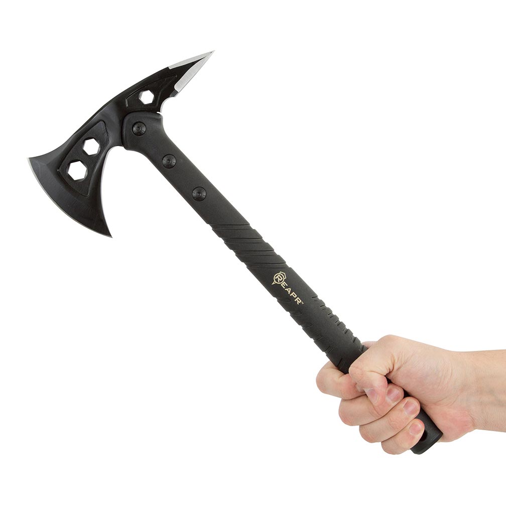 REAPR Tac Hawk Tactical Tomahawk – Multi-Purpose Survival Axe with Spike & Sheath | 11000R