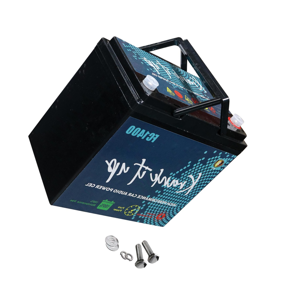 Krank It UP FC1400 12V Power Cell Battery – 1500 Watts / 60Ah AGM Power Supply for Car Audio Systems