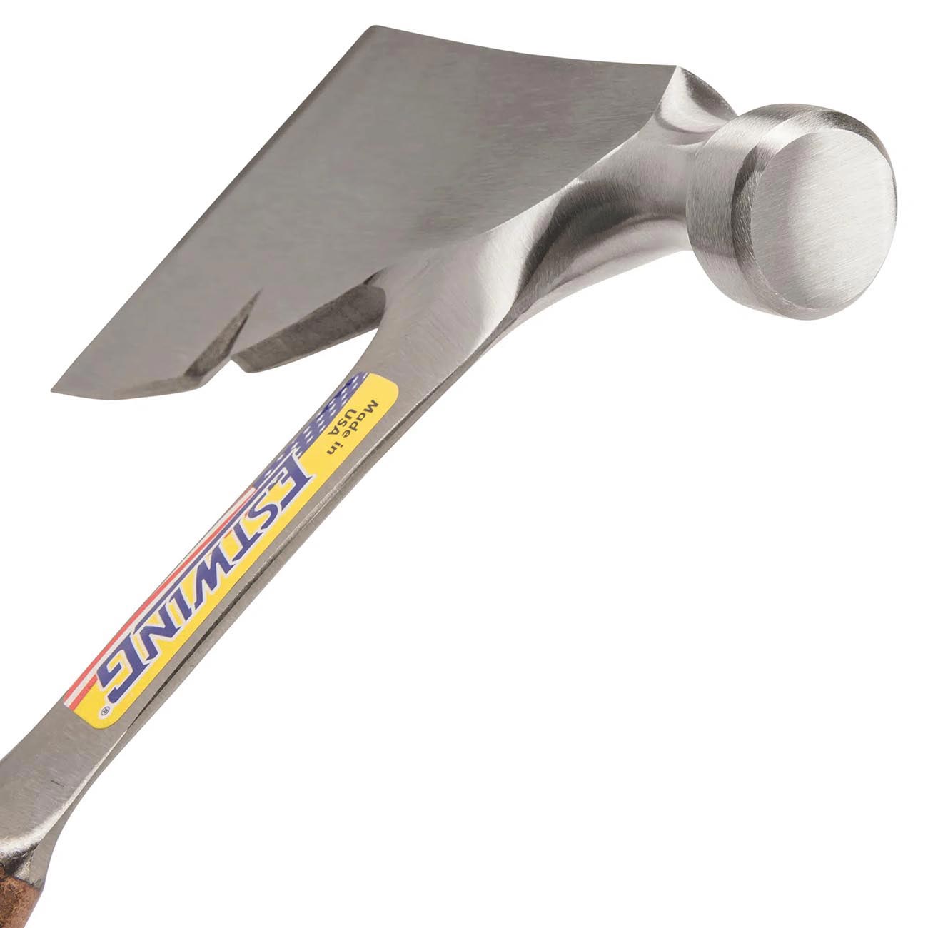 ESTWING Carpenter's Hatchet - 13" Carpenters Axe with Smooth Face & Genuine Leather Grip - E2H