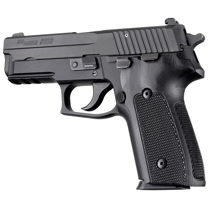 Hogue SIG Sauer P228 - P229 Checkered G10 - Black