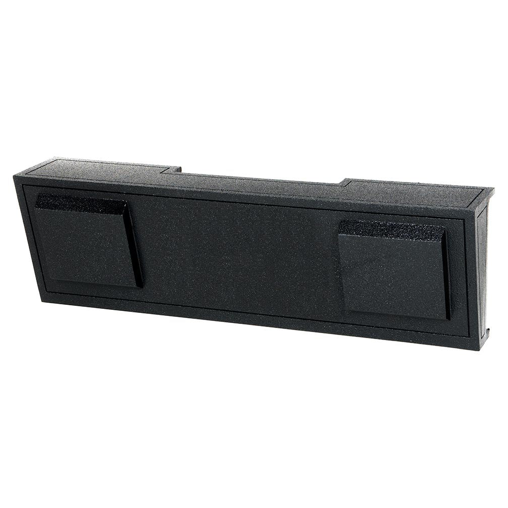 QPower QBomb Easy Set Dual Ported 12 inch Subwoofers Box Enclosure Car Audio with Bedliner Spray for GMC Chevy Crew Cab 2007-2013