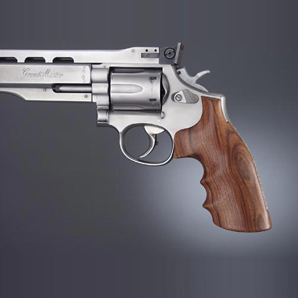 HOGUE 10300 S&W K or L Frame Square Butt Grips, PAU Ferro