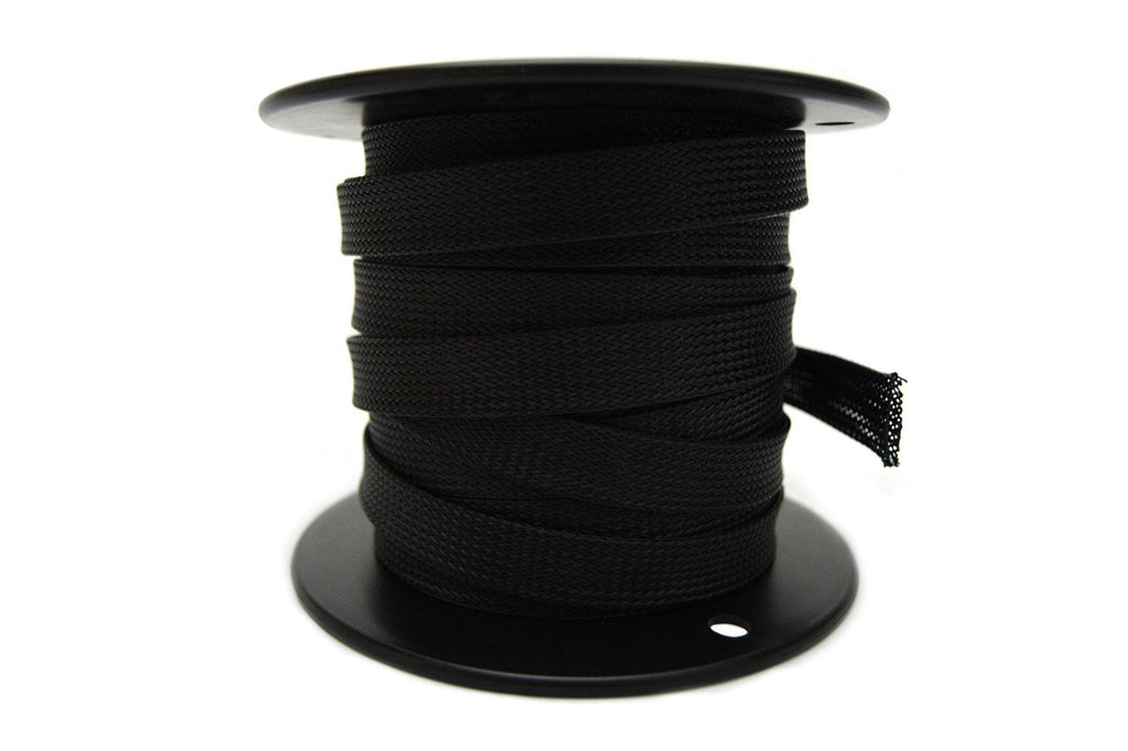 Audiopipe ISBR19M100BK Installation Solution Expandable Braided Sleeve Black 34