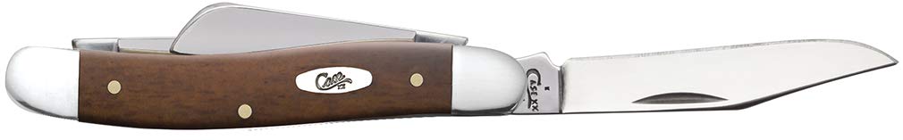 Case WR XX Pocket Knife Chestnut Smooth Bone Medium Stockman Item #28701 - (6318 SS) - Length Closed: 3 5/8 Inches