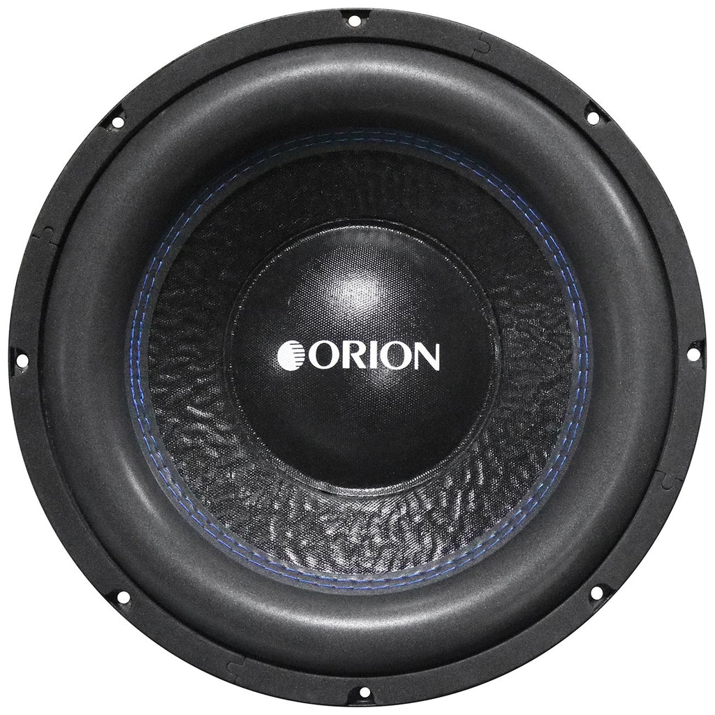 ORION CBW124S Cobalt Series 12” Car Subwoofer, 1600W Max Power, 400W RMS, Single 4 Ohm, 2” OFC Voice Coil, UV Coated Cone, Foam Surround – Reliable Subwoofer for Car Audio Systems & Sub Boxes