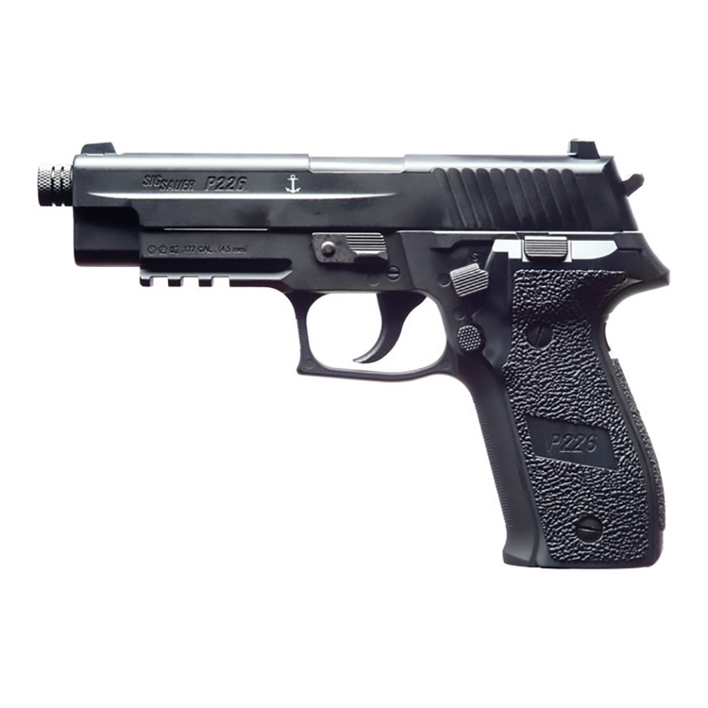SIG SAUER P226 MK-25 CO2-Powered .177 Cal Semi-Auto Black Airgun Pellet Pistol with 16rd 8x2 Rotary Magazine