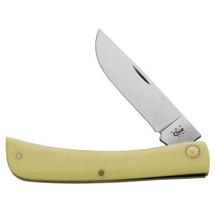 Case WR XX Pocket Knife Yellow Synthetic Sod Buster Item #038 - (3138 Cv) - Length Closed: 4 5/8 Inches